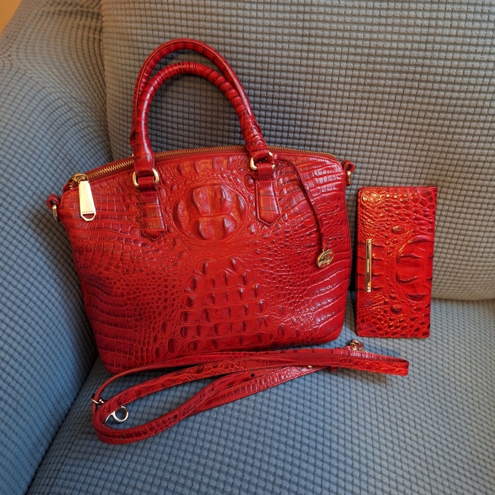 Brahmin bag + matching wallet combo $140